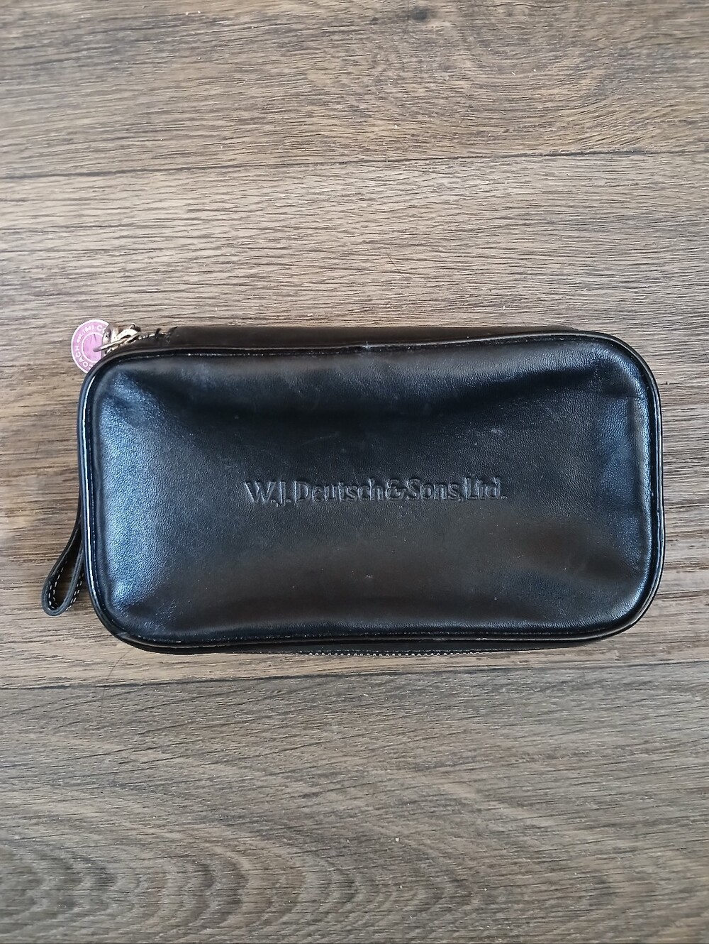 Vintage Coach Leatherware Jewelry Organizer Pouch.